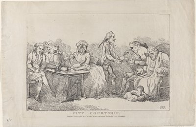 Byfrieri, 1786., 1786. av Imitator of Thomas Rowlandson.