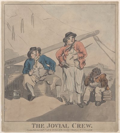 The Jovial Crew, 1. oktober 1786., 1. oktober 1786. av Imitator of Thomas Rowlandson.
