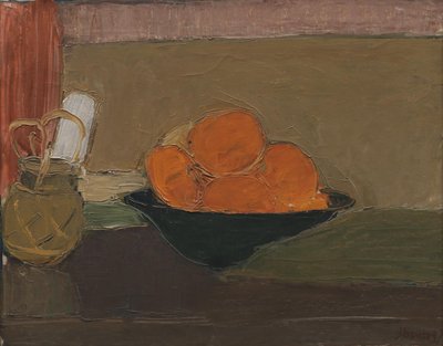 Stilleben med appelsiner av Immanuel Ibsen