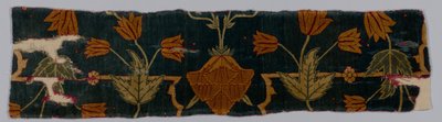 Fragmenter av et teppe, 1600-1650. av Imperial Manufactory