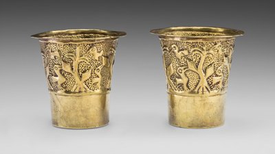 Begrepar som viser fugler i en kornåker, 1100-1438 e.Kr. av Incan