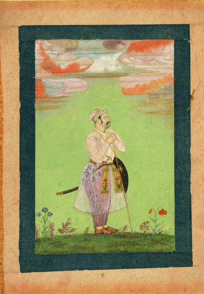 Mughal-offiser, ca. 1650 av Indian Art