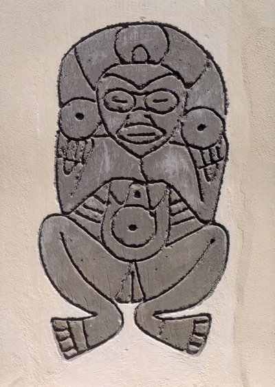 Kopi av et Taino indisk motiv av Indian School