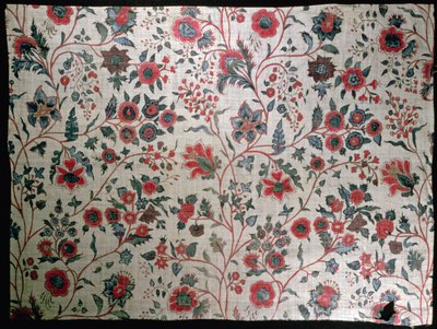 Dekorativ tekstil, 1725-50 av Indian School