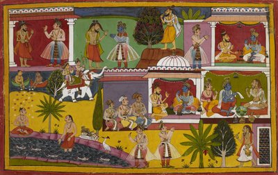 Durvasa og Døden besøker Rāma, deretter mediterer Lakṣmaṇa av Sarayu og blir tatt til himmelen av Indra av Indian School