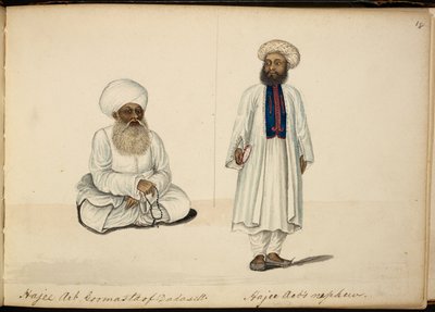 Haji Ayub Gumasta fra Dadasett; nevøen hans av Indian School