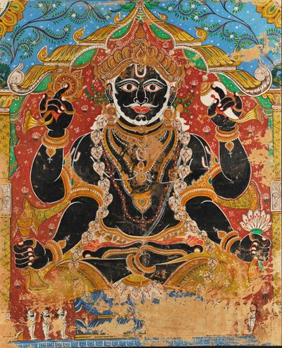 Jagannath (veggmaleri) av Indian School