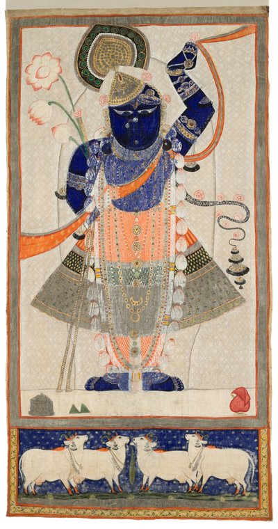 Krishna som Shri Nathji av Indian School