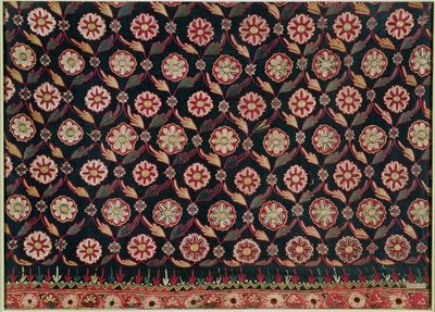 Kutch broderi skjørt, Bombay State, India av Indian School