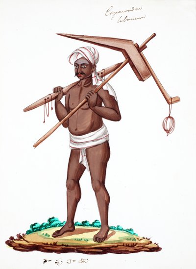 Arbeider (wc på papir) av Indian School