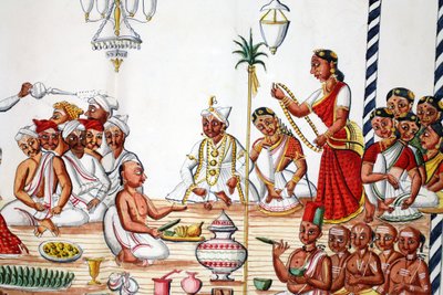 Ekteskapsseremoni av Indian School