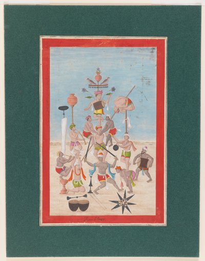 Miniatyrmaleri, ca. 1810 (wc på papir) av Indian School