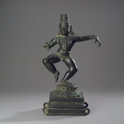 Sambandar, Child Saint Devoted to Shiva, ca. 1100 (kobberlegering) av Indian School