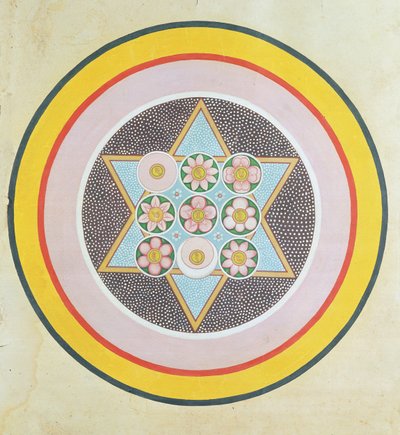 Tantrisk stjernedesign av Indian School
