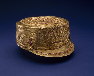 King's Crown, Buleleng Regency, Bali, ca. 1890 (gull, rubiner, safirer, diamanter og kobber) av Indonesian School