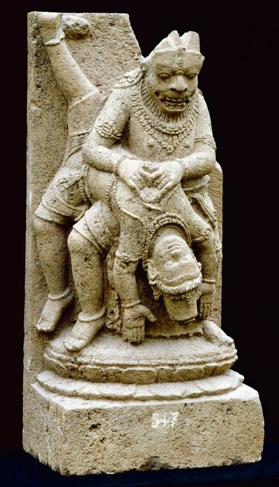 Vishnu som Narasimha (andesitt) av Indonesian School