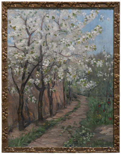 Cherry Blossom (olje på lerret) av Ingeborg Eggertz