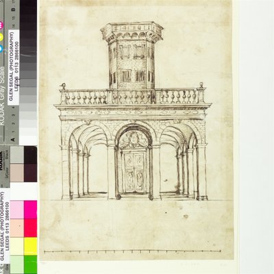 Design for Palace of Fame, fra den høviske masken 