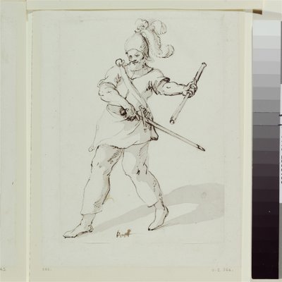Kett, kostymedesign for den høviske masken 'Britannia Triumphant' av Inigo Jones