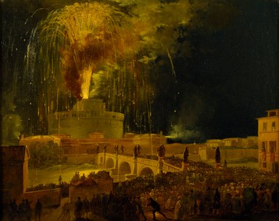 La Girandola: Fyrverkeri på Castel Sant