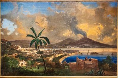 Utsikt over Napoli av Ippolito Caffi