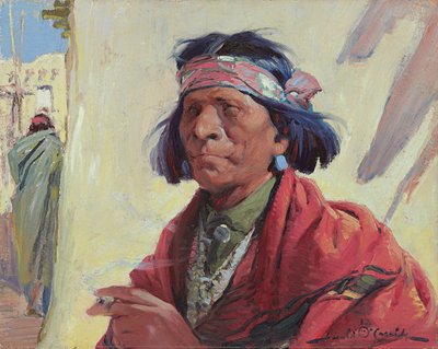 Taos Indian (olje på lerret) av Ira Diamond Gerald Cassidy