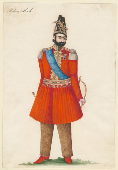 Mohammad Shah Qajar 1808-1848, konge av Persia, 1835 av Iranian Master