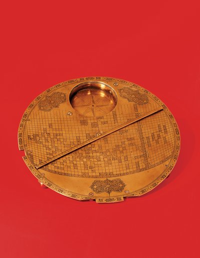 Islamsk Mekka-sentrert verdenskart, Safavid-dynastiet, fra Isfahan av Iranian School