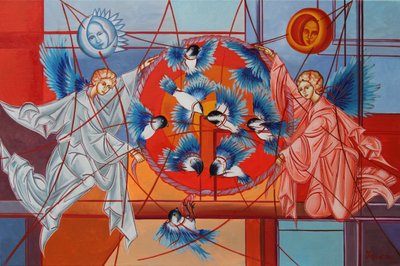 The Disappointed World and Chickadees, 2015 av Irina Corduban