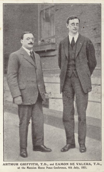 Arthur Griffith og Eamon de Valera av Irish Photographer