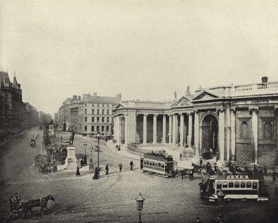 Bank of Ireland, tidligere Parliament House, Dublin (s/hvitt bilde) av Irish Photographer