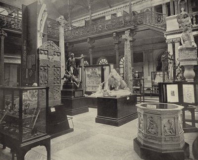Central Court, Dublin Museum of Science and Art (s/hv-bilde) av Irish Photographer