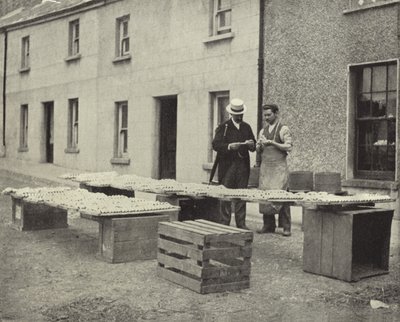 Lage leirrør, Drogheda (s/hvitt-bilde) av Irish Photographer