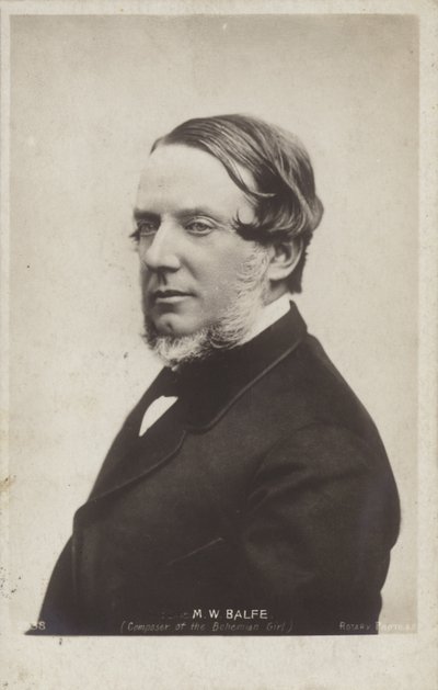 Michael William Balfe , irsk komponist (1808–1870) av Irish Photographer