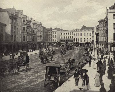 Patrick Street, Cork City (s/hvitt bilde) av Irish Photographer