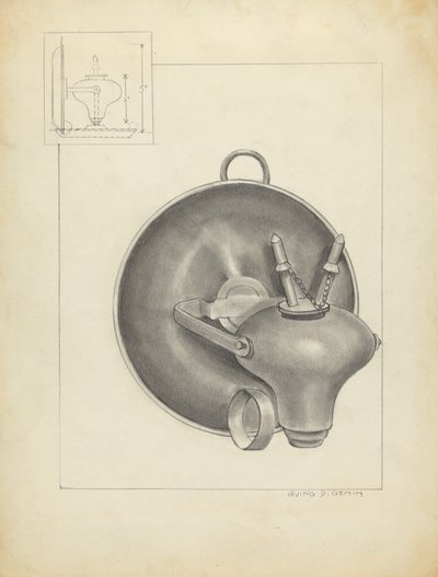 Lampe av Irving D. Genin