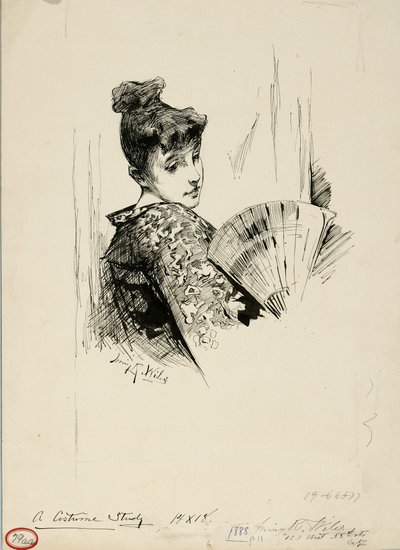 En kostymestudie av Irving Ramsay Wiles