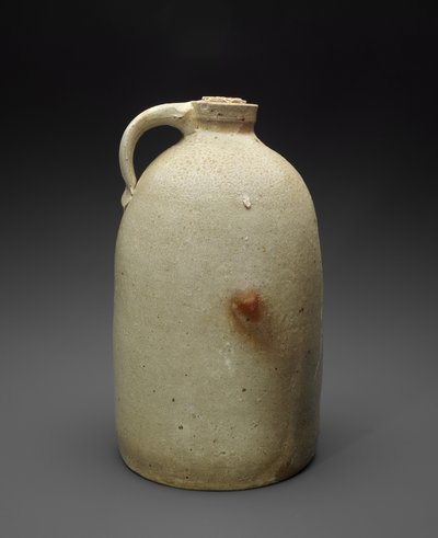 Kanne, c. 1869-1873 (saltglasert steintøy, kork) av Isaac (attr.to) Suttles