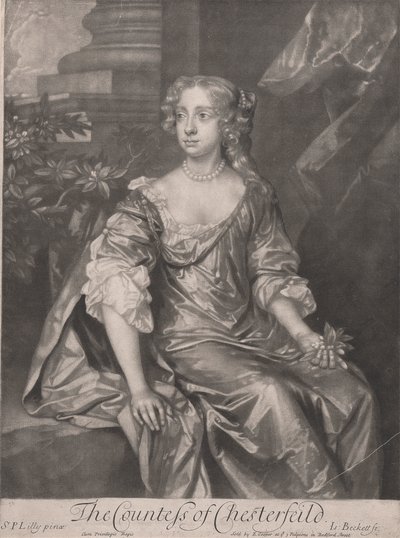 Elizabeth, grevinne av Chesterfield (1640-1665) av Isaac Beckett