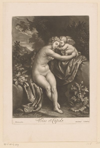 Venus og Amor Venus og Amor (tittel på objekt) av Isaac Beckett