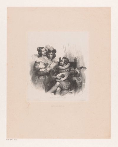 Musikkselskap Musikk (tittel på objekt) av Isaac Cornelis Elink Sterk