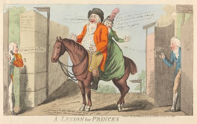 En lekse for fyrster av Isaac Cruikshank