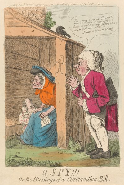 Ein Spion!!! oder die Segnungen eines Konventionsgesetzes av Isaac Cruikshank