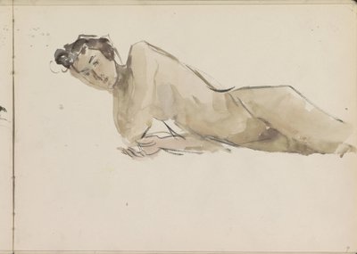 Stående naken kvinne av Isaac Israels