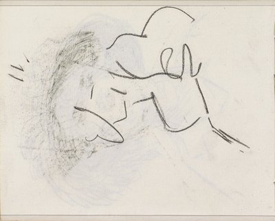 Studie, muligens en figurstudie av Isaac Israels
