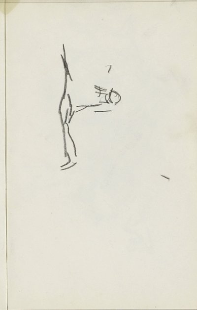 Studie, muligens en figurstudie av Isaac Israels
