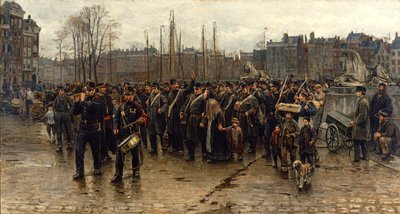 Transport av kolonisoldater av Isaac Israels