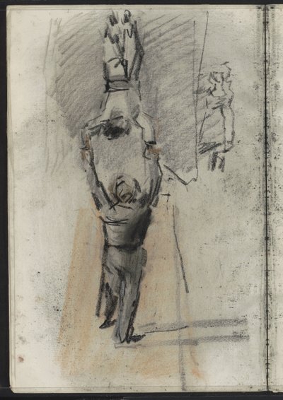 To akrobater, muligens på scenen av Isaac Israels
