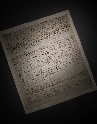 To sider med revisjoner av Principia Mathematica av Isaac Newton
