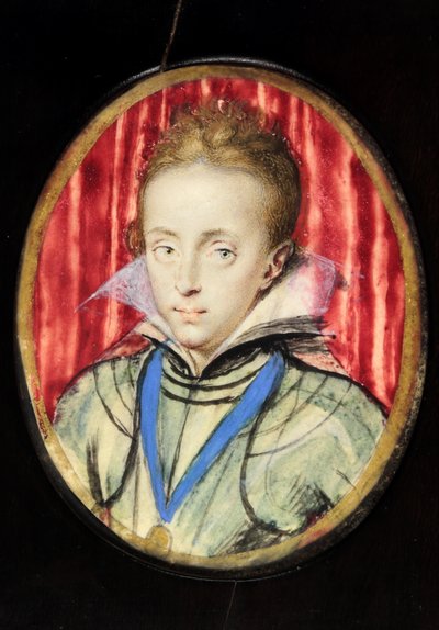 Charles, prins av Wales, senere kong Charles I, ca. 1611 av Isaac Oliver